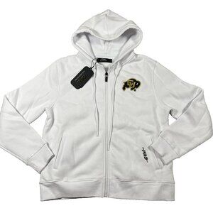 Pro Standard Womens Medium White Colorado Buffaloes Hoodie Sweatshirt NWT